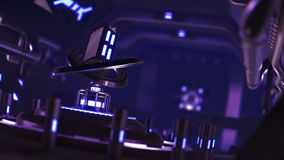 Futuristic technology visualization